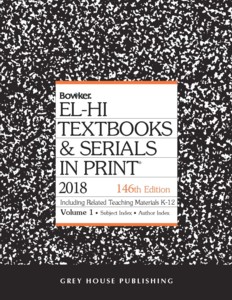 RR Bowker's El-Hi Textbooks & Serials In Print